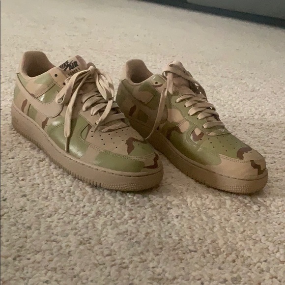 Nike Air Force 1 desert camo size 9.5 - Picture 7 of 12